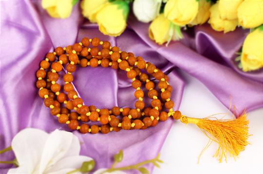 Haldi turmeric beads mala